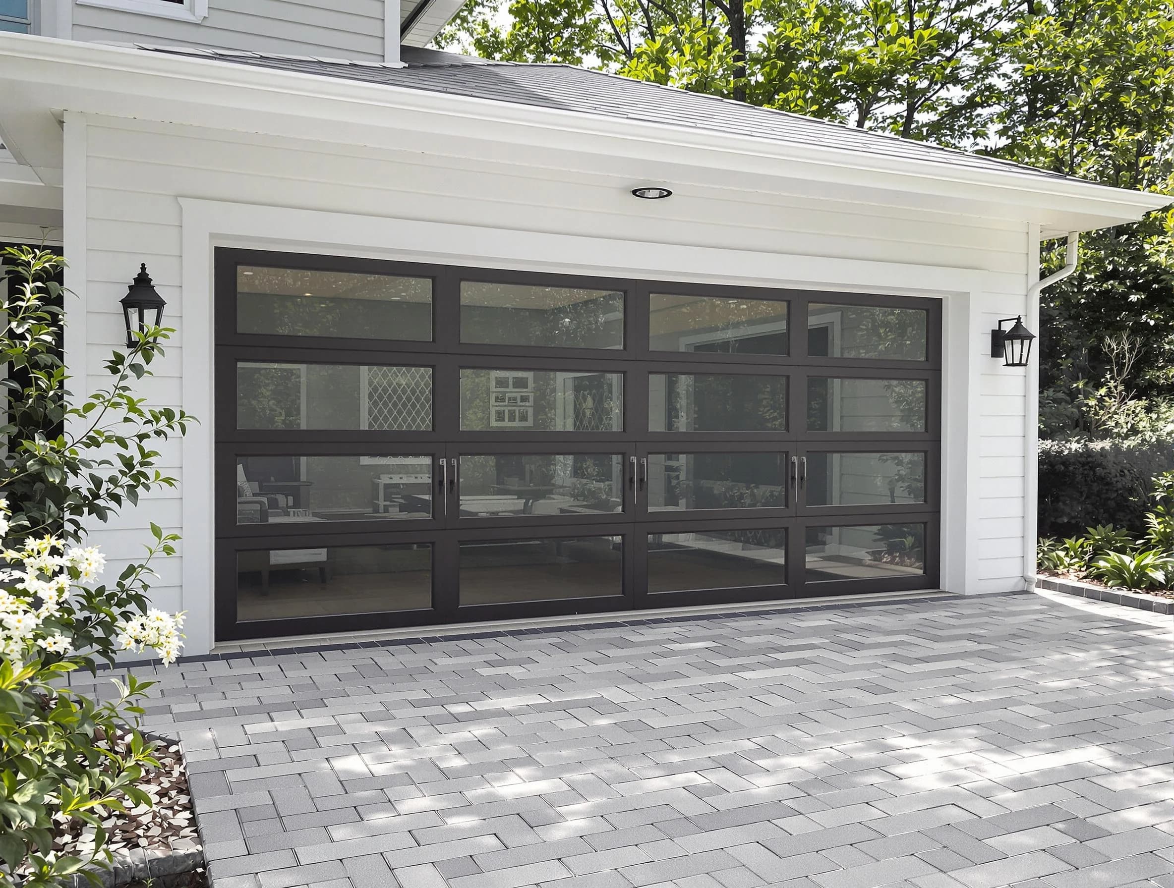 West Mifflin Garage Door Repair design specialist presenting custom garage door options to West Mifflin homeowner