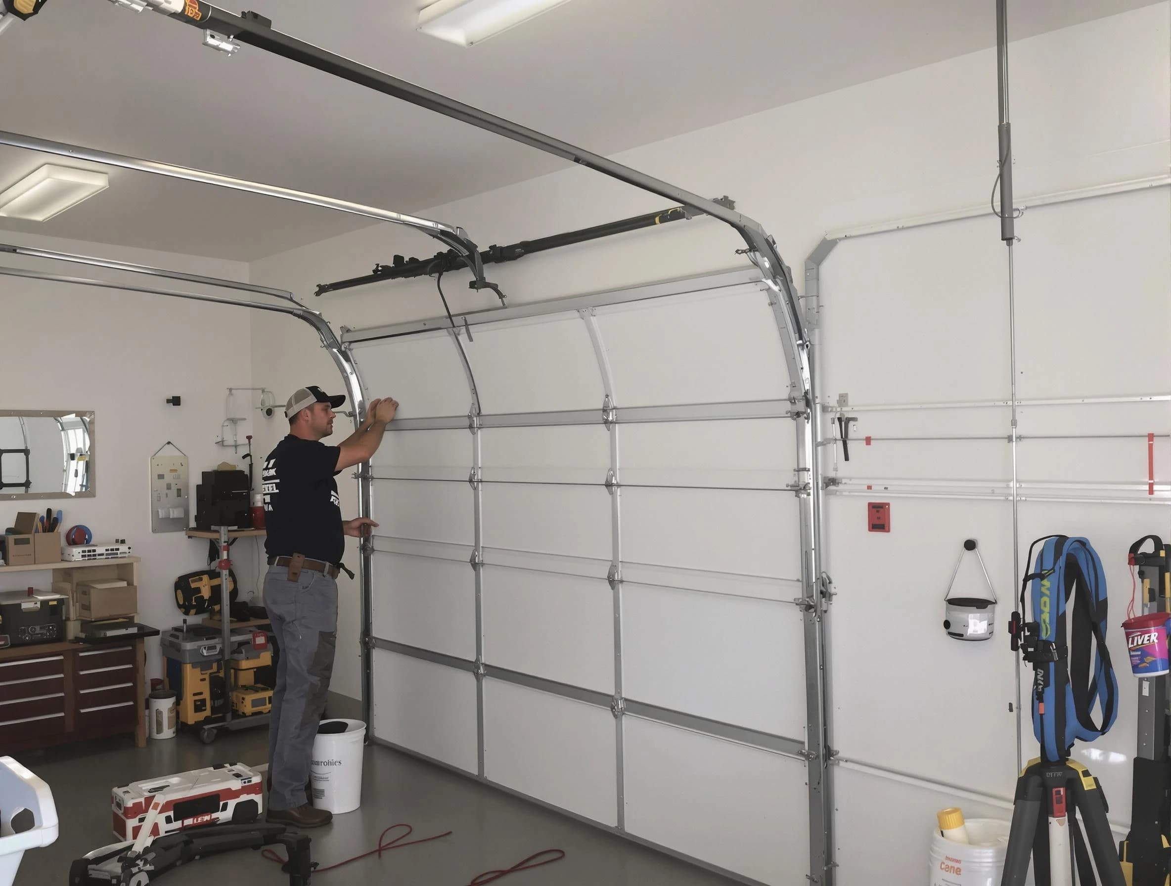 West Mifflin Garage Door Repair team installing new garage door in West Mifflin