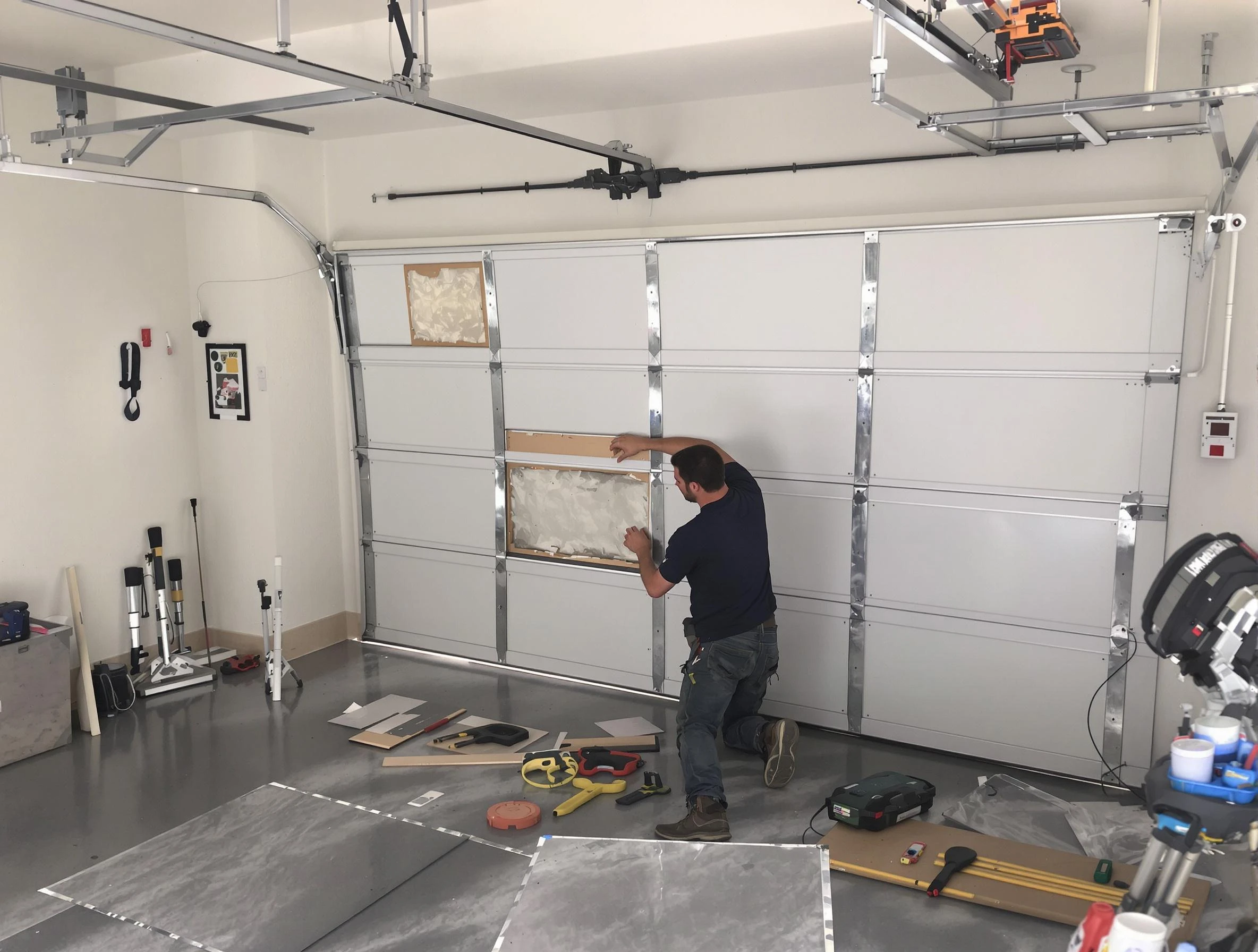 Garage Door Panel Repair in West Mifflin