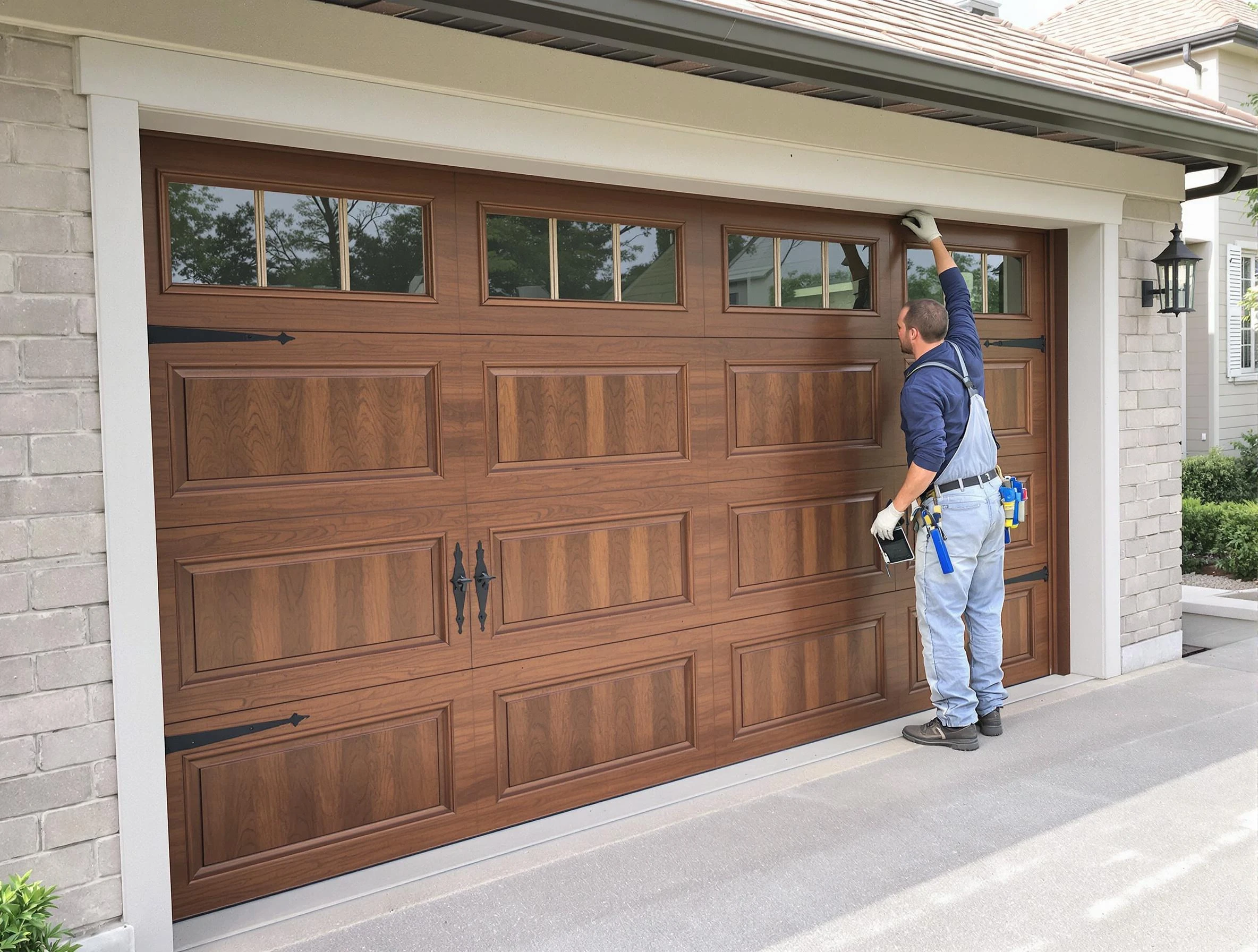 Custom garage door showcase by West Mifflin Garage Door Repair in West Mifflin
