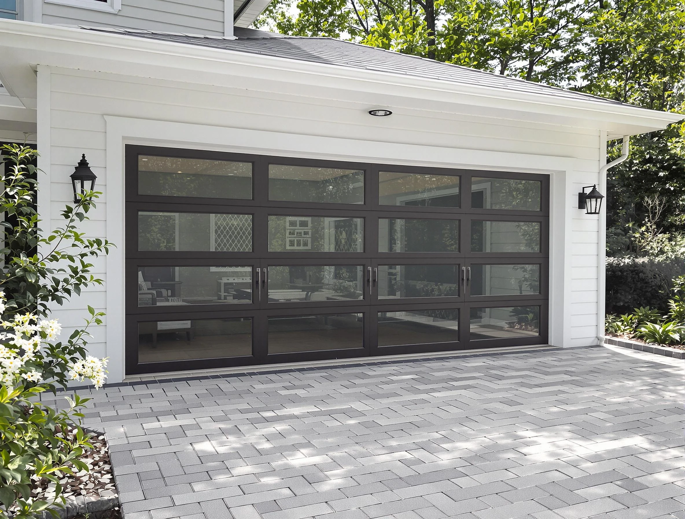 West Mifflin Garage Door Repair design specialist presenting custom garage door options to West Mifflin homeowner